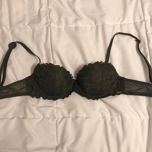Army Green Lace PINK Bra